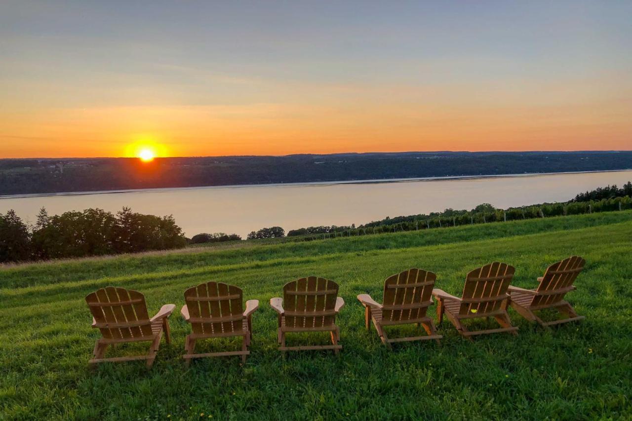 Finger Lakes Farm Retreat Walk To Wineries! Hector Bagian luar foto